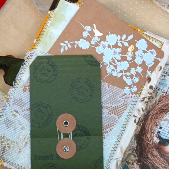 Feathered Beauty Handmade Junk Journal - Picture 3 of 13